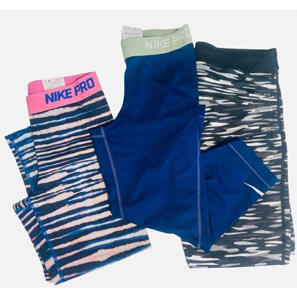 Nike Pro Running Crops Bundle***